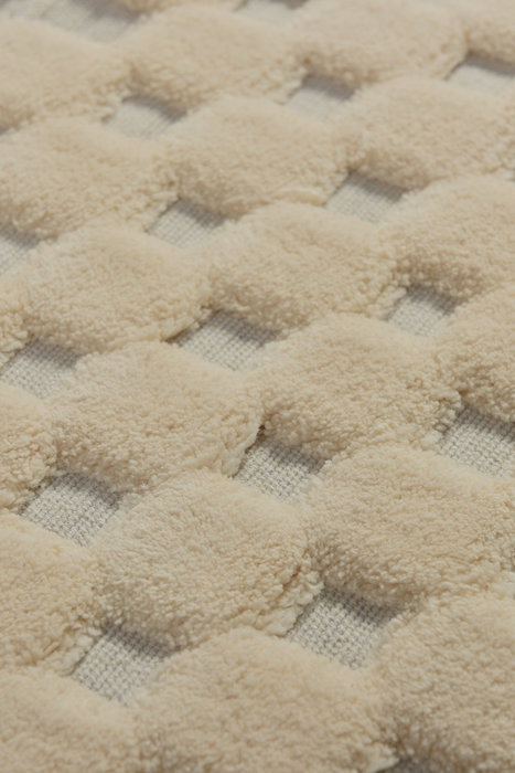 Mijölnir Bambi Beige Juego de alfombrillas de baño de algodón